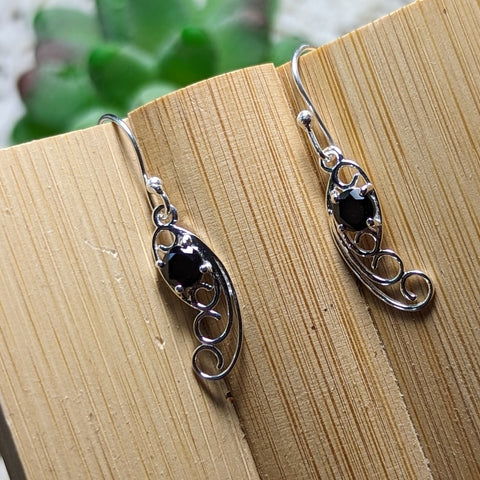 Black Tourmaline Earrings~JSSBTEA1