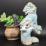 Amazonite "Bird in a Tree" Carving~CRAMBIAT