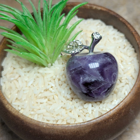 Amethyst Apple Carving~CRAMAPPL