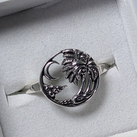 Paradise Palm Tree Ring #10~JSSR1PPT