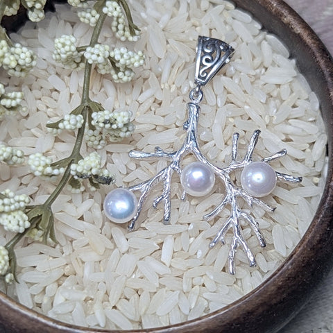 Pearl Tree Branch Pendant~JSSPTBPT
