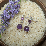 Amethyst Earrings~JSSAMEE2
