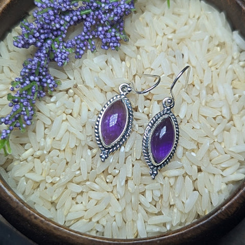 Amethyst Earrings~JSSAMEE4