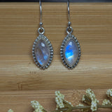 Rainbow Moonstone Earrings~JSSMOON3