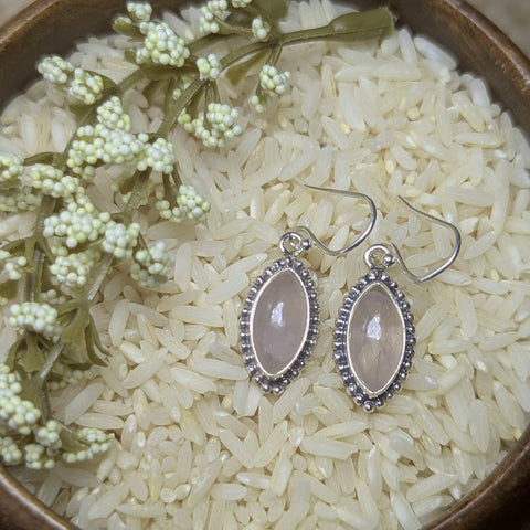 Rose Quartz Earrings~JSSRQEAR