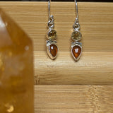 Citrine & Amber Earrings~JSSCITA2
