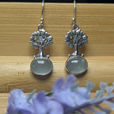Blue Chalcedony Earrings~JSSBCHL2