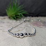 Sterling Silver Adjustable Bracelet~JSSBRACC