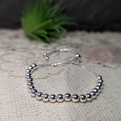 Sterling Silver Adjustable Bracelet~JSSBRACD
