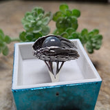 Labradorite Angel Wings Ring~JSSLBRNG