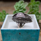 Kunzite Angel Wings Ring~JSSKZRNG