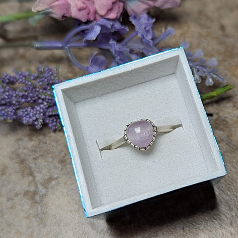 Kunzite Heart Ring~JSSKHRNG