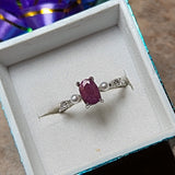 Pearl & Ruby Ring~JSTPRBYR