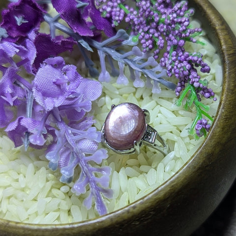Lithium Lepidolite Ring~JSTLLRNG