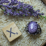 Charoite Ring~JSTCHARR