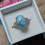 Larimar Ring Size 6~JSTLRNG6