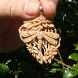 Mammoth Ivory Dragonfly Pendant JPMIDF01