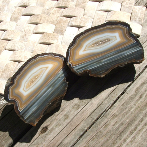 Agate Geode Halves