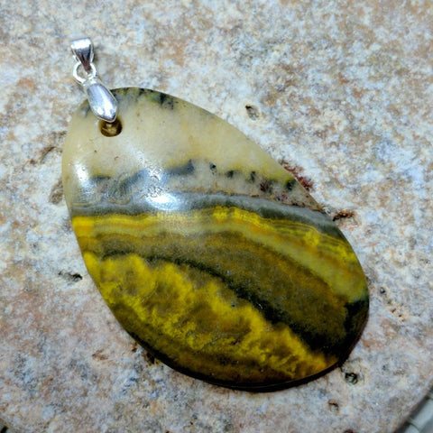 Bumblebee Jasper Pendant