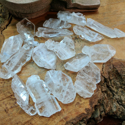 Faden Quartz Crystal Side Drilled Bead CRFQSDBD