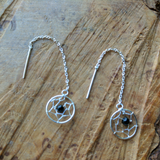Dreamcatcher "Threader" Earrings~Onyx JSSDCONX