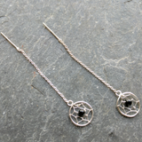 Dreamcatcher "Threader" Earrings~Onyx JSSDCONX