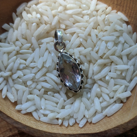 Quartz Pendant-Super Clear~JSCQTZP1