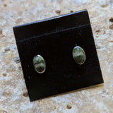 Chrysotile in Serpentine Post Earrings~JCHSPER2