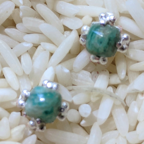 Amazonite Post Earrings~JAMAEAR2