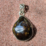 Fire Agate Pendant~JFIREAG4