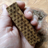 Engraved Flower of Life Palo Santo Stick~ RFOLPALO