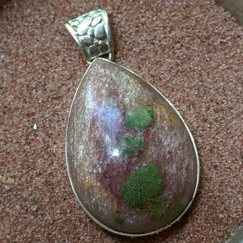 Fuchsite in Muscovite Pendant~JSSFMP01