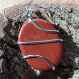 Red Jasper Pendant~JSPWRRJ5