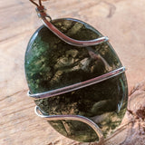 Moss Agate Pendant~JSPWRMA3