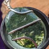 Moss Agate Pendant~JSPWRMA3