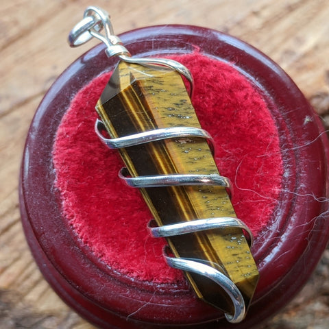 Tiger Eye Point Pendant~JSPWRTP4