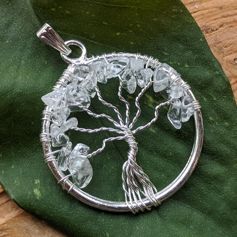 Quartz Tree Pendant~JSWRQTZT