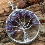 Amethyst Tree Pendant~JSPWRATP