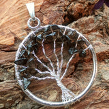 Smoky Quartz Tree Pendant~JSPWRSQT