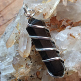Obsidian Point Pendant~JSPWROPP