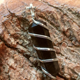 Obsidian Point Pendant~JSPWROPP