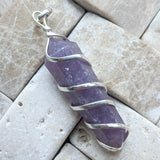 Lepidolite Point Pendant~JSPWRLP1