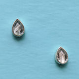 Blue Topaz Post Earrings~JSSBTER2