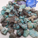 Amazonite & Smoky Quartz Nuggets~CRGAMNUG