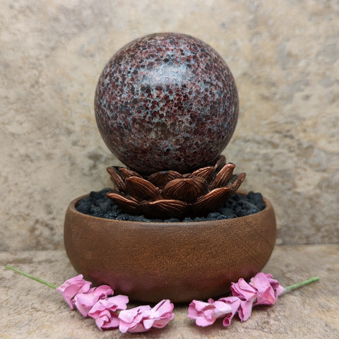 Almandine Garnet Sphere- CRGARSP2