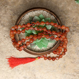 Carnelian Mala Beads~JMALACAR