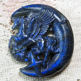 Labradorite Pegasus Moon Carving~CRLABPMC
