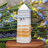 Dendritic Yellow Calcite Generator~Medium~CRDYCG03