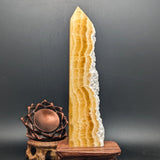 Yellow Calcite Natural Side Tower~CRYCNST1