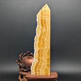 Yellow Calcite Natural Side Tower~CRYCNST1